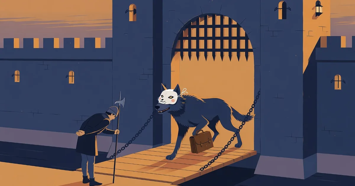 You armoured the door — and let in anyone who says the right name